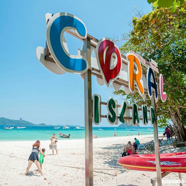 Coral Island Pattaya turquoise waters