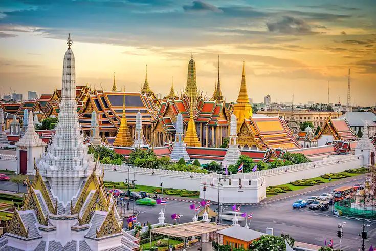 Grand Palace Bangkok golden spires